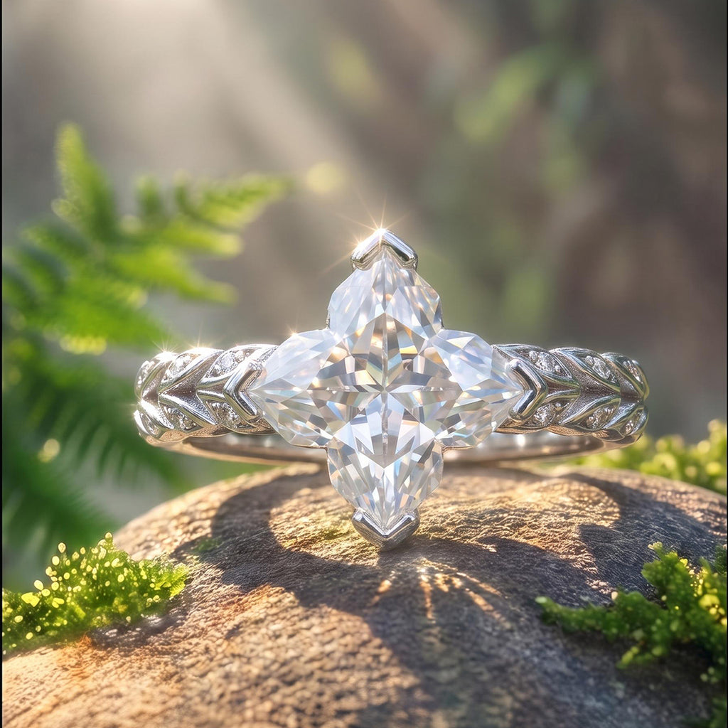 Aurora Lily Cut Solitaire Ring
