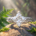 Aurora Lily Cut Solitaire Ring