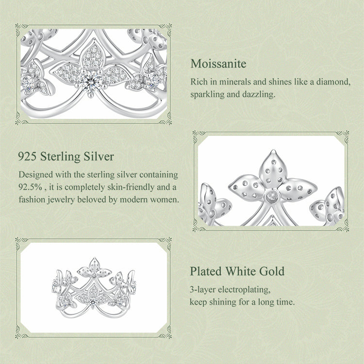 Aurora Flying Blossom Ring