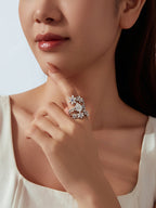 Aurora Wrapped Bloom Ring