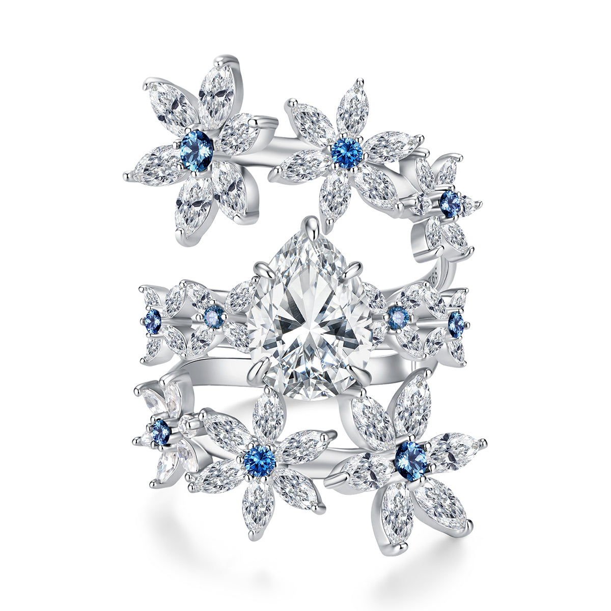Aurora Wrapped Bloom Ring