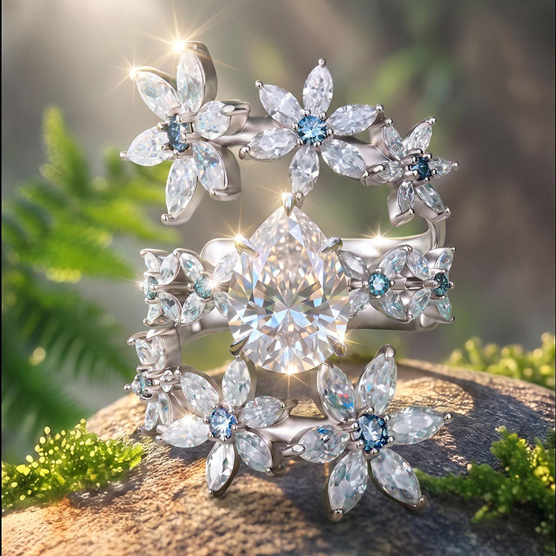 Aurora Wrapped Bloom Ring