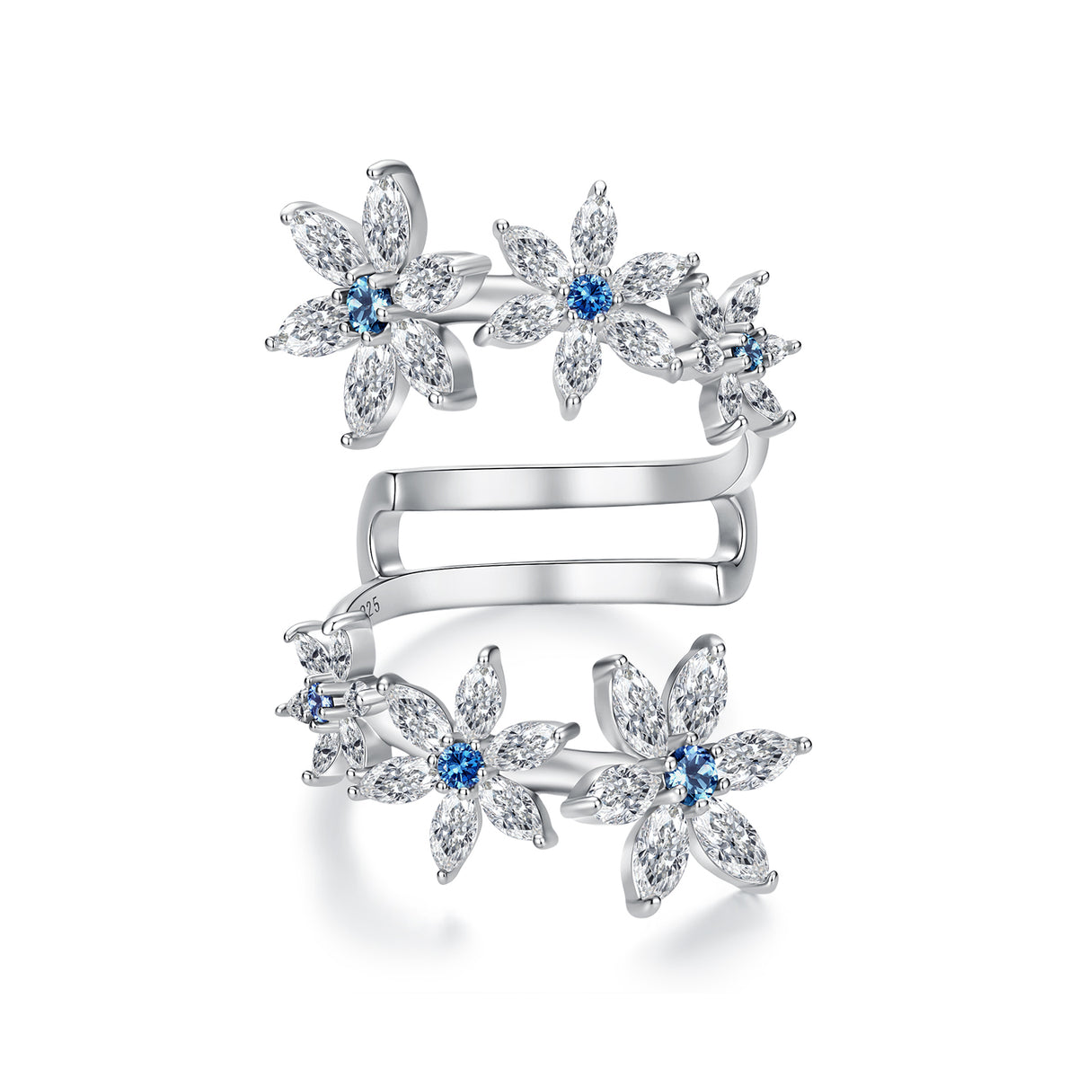 Aurora Wrapped Bloom Ring