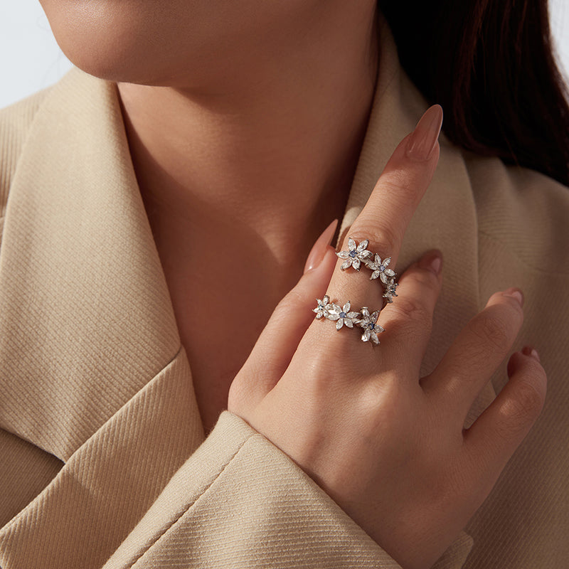 Aurora Wrapped Bloom Ring