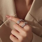 Aurora Wrapped Bloom Ring