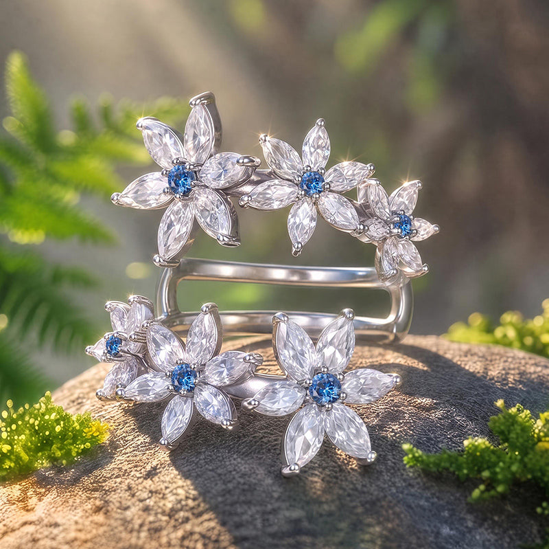 Aurora Wrapped Bloom Ring