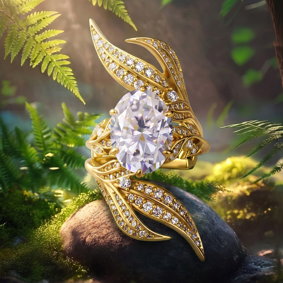 Aurora 8ct Statement Ring