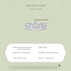 Marquise Moissanite Eternity Band Ring