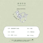 Bee Moissanite Open Ring