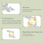 Butterfly Moissanite Open Ring