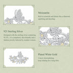 Flower Fairy Moissanite Ring