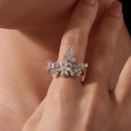 Flower Fairy Moissanite Ring