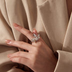 Flower Fairy Moissanite Ring