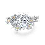 6CT Flower Fairy Moissanite Ring