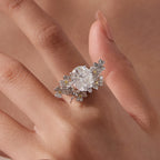 6CT Flower Fairy Moissanite Ring