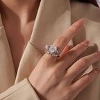 6CT Flower Fairy Moissanite Ring