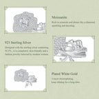 Eternal Crystal Rose Convertible Moissanite Ring