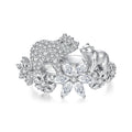 Polar Bear Moissanite Ring