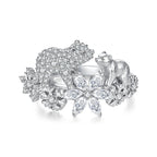 Polar Bear Moissanite Ring