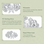 Polar Bear Moissanite Ring