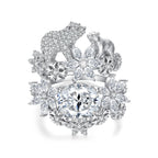 Polar Bear & Bloom Ring Set