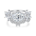 3CT Winter & Bloom Moissanite Ring