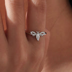 Bee Moissanite Ring