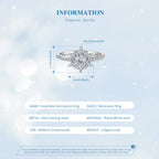 Snowflake Moissanite Ring