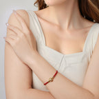 Vintage Scroll Leather Bracelet