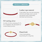 Vintage Scroll Leather Bracelet