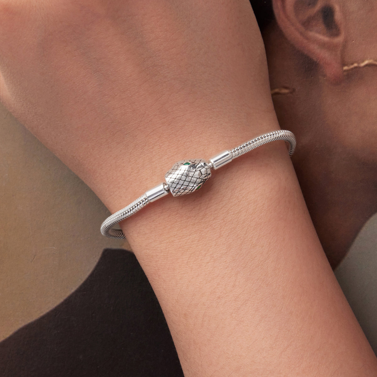 Snake Charm Base Bracelet