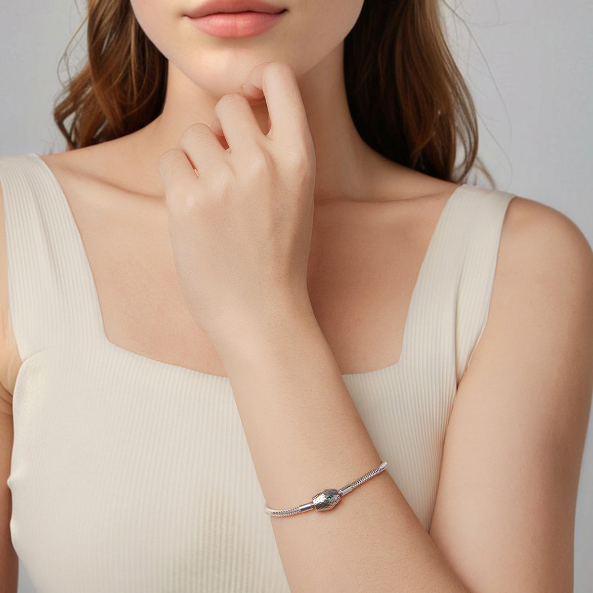 Snake Charm Base Bracelet