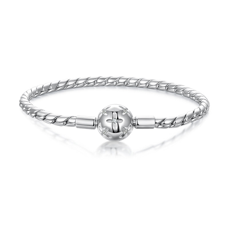 Floral Charm Base Bracelet
