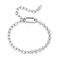 Mixed Link Charm Base Bracelet