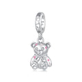 Heart Teddy Bear Charm