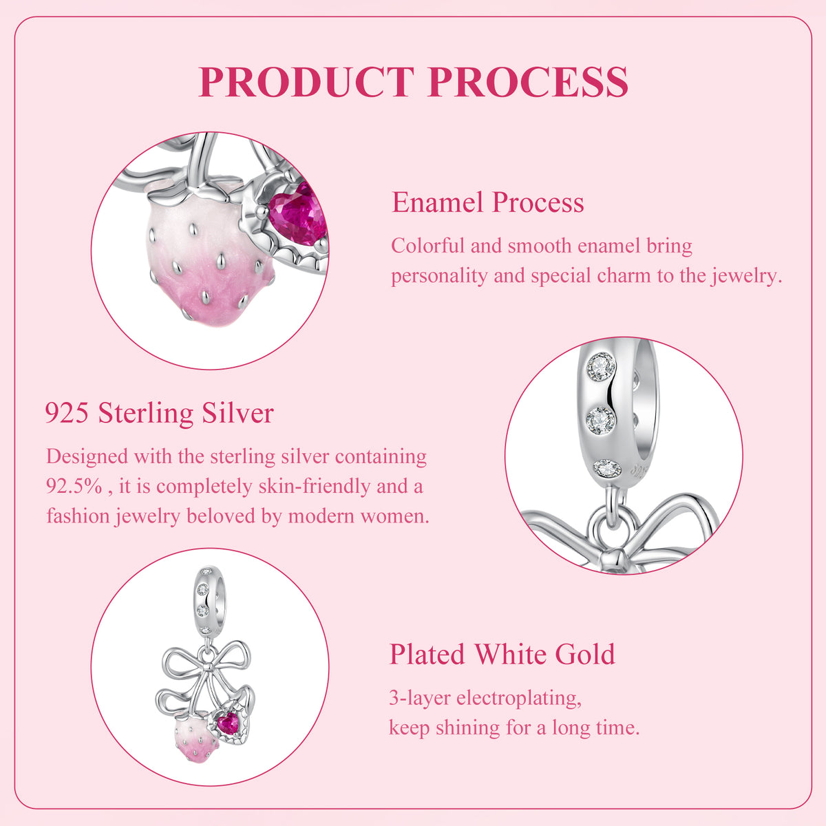 Sweet Strawberry Pendant