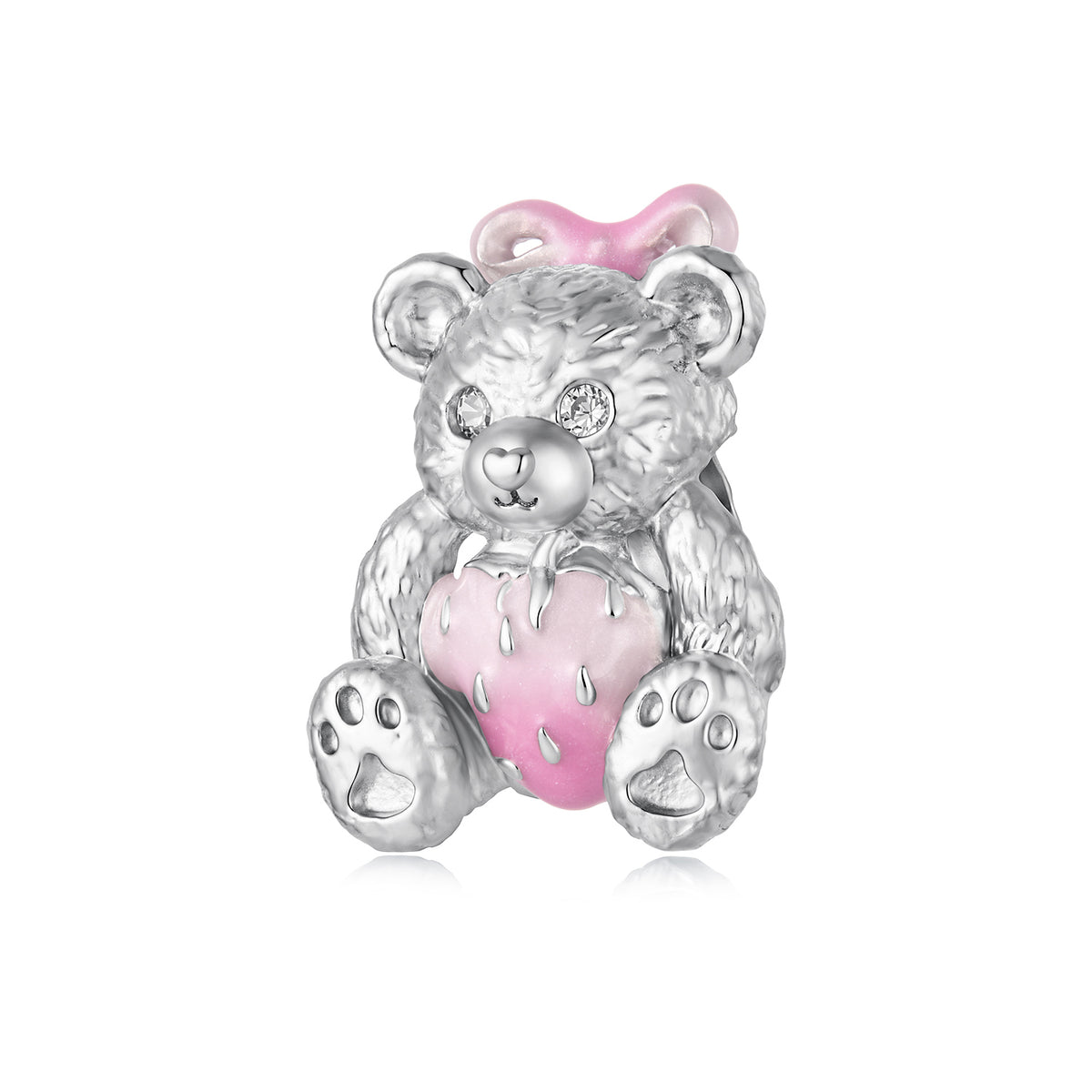 Strawberry Bear Charm