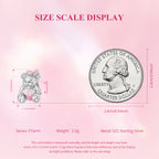 Strawberry Bear Charm