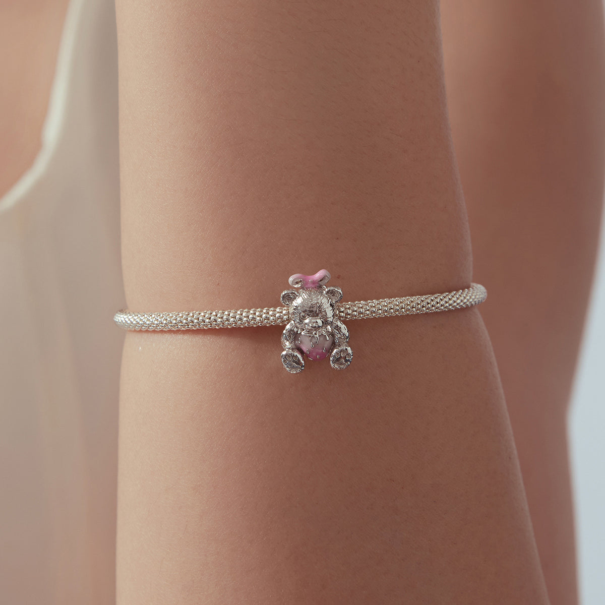 Strawberry Bear Charm