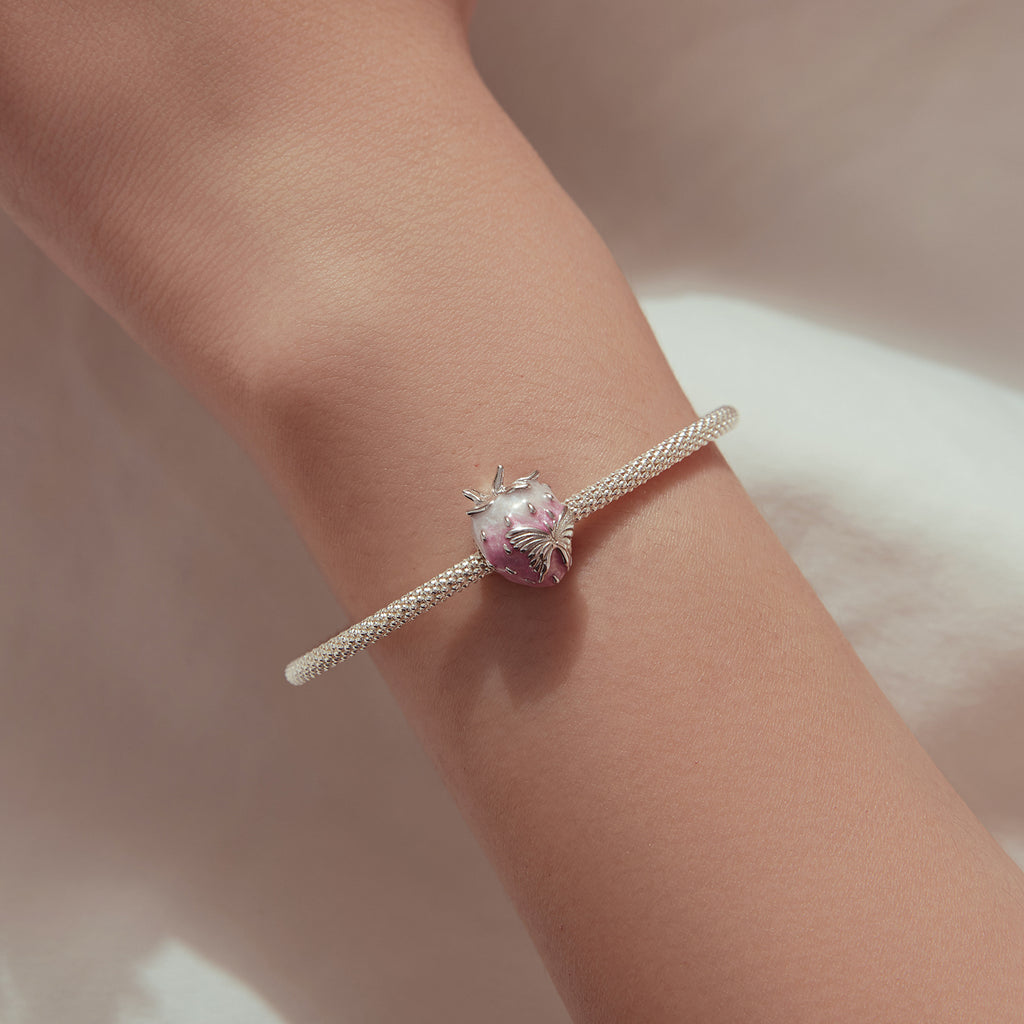 Butterfly Strawberry Charm