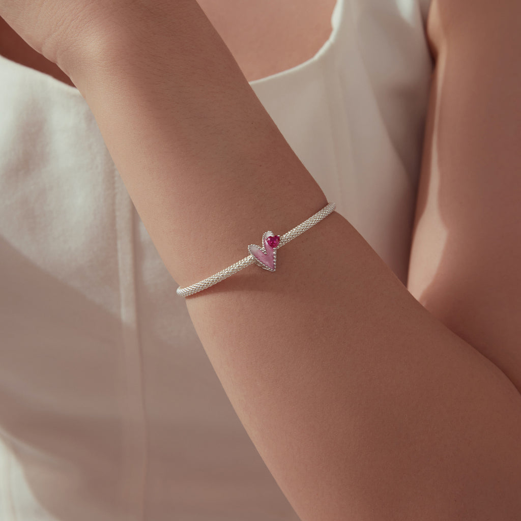 Pink Heart Charm