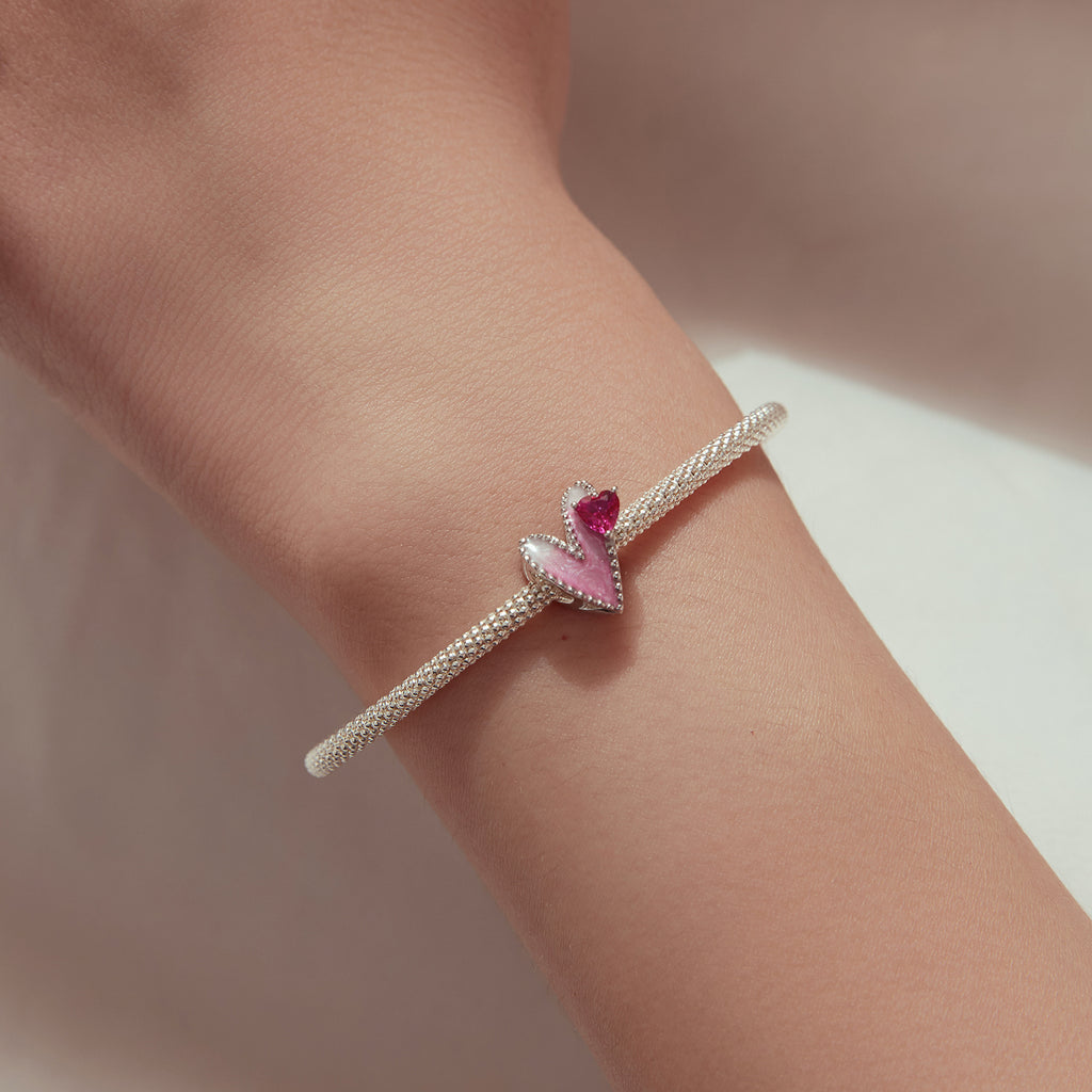 Pink Heart Charm