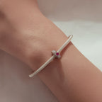 Bow Silicone Stopper Bead