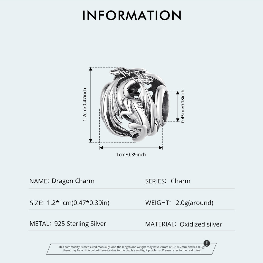 Flying Dragon Charm