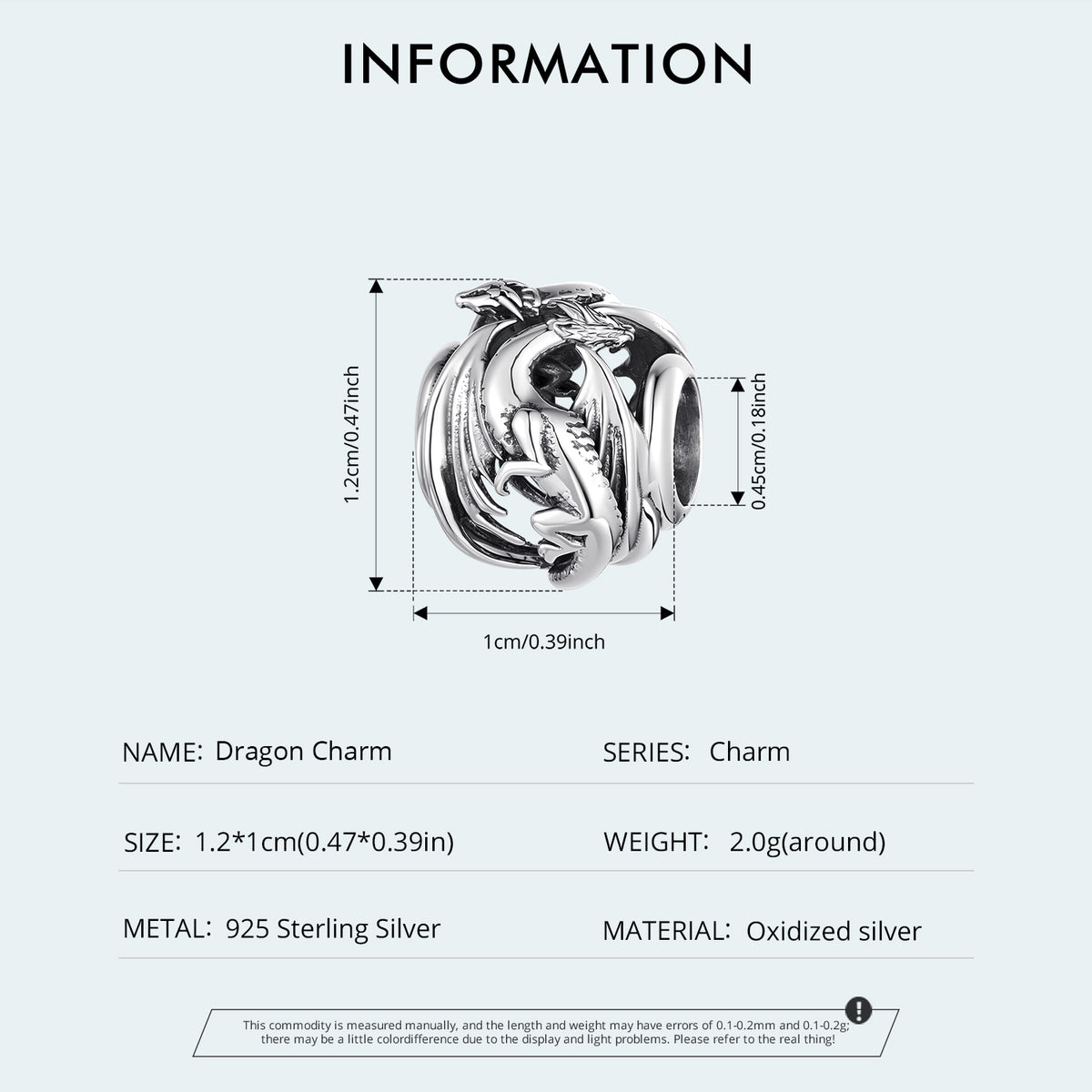 Flying Dragon Charm