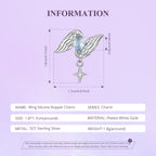 Wing Silicone Stopper Bead