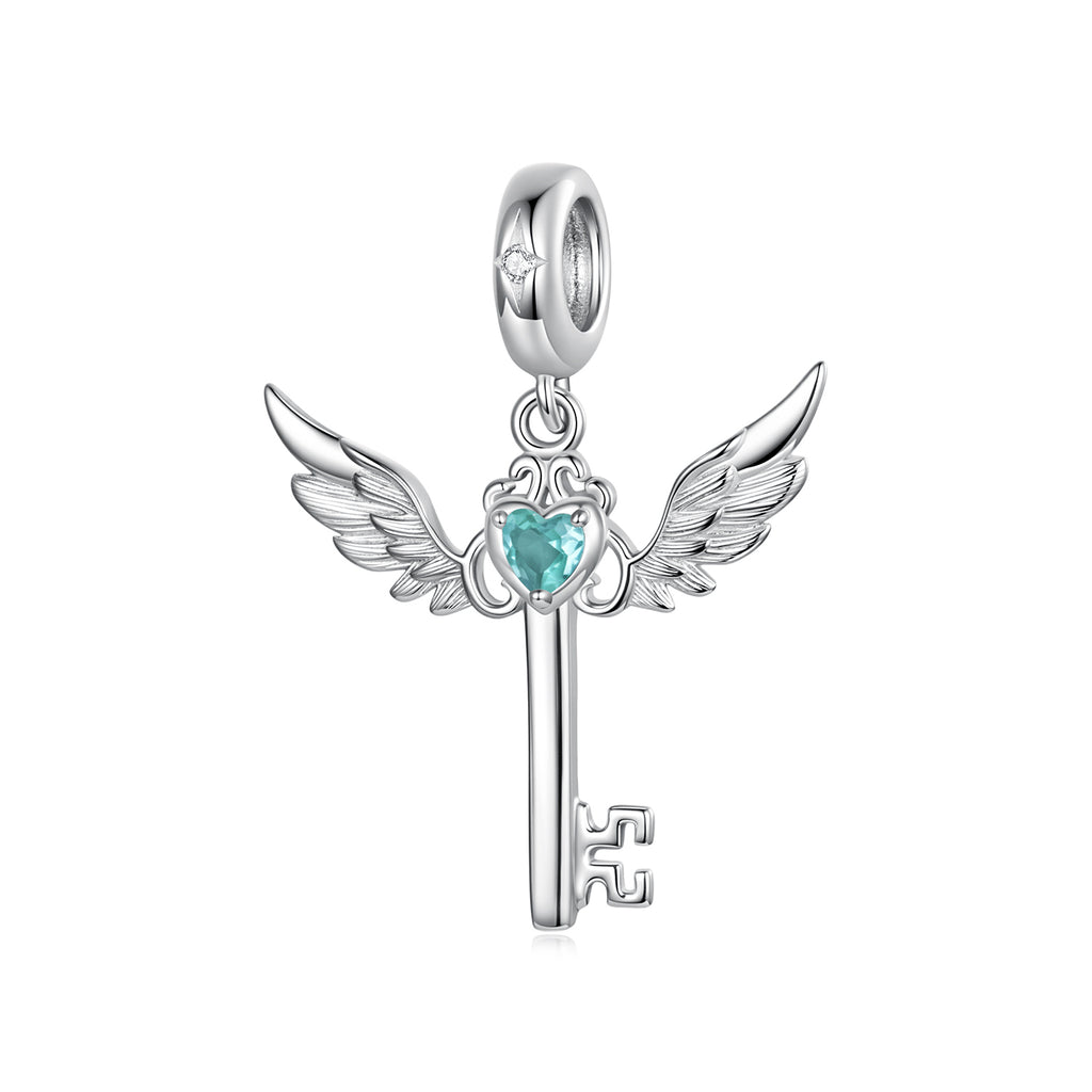Winged Key Pendant