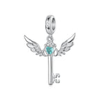 Winged Key Pendant