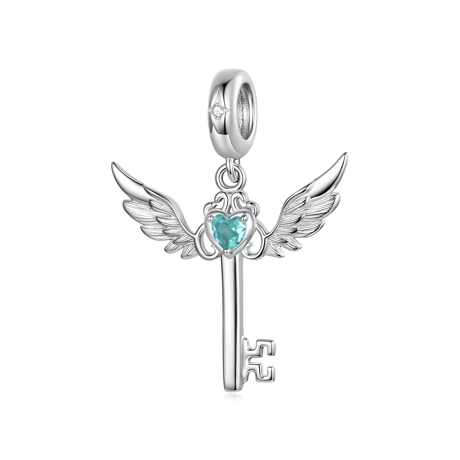 Winged Key Pendant