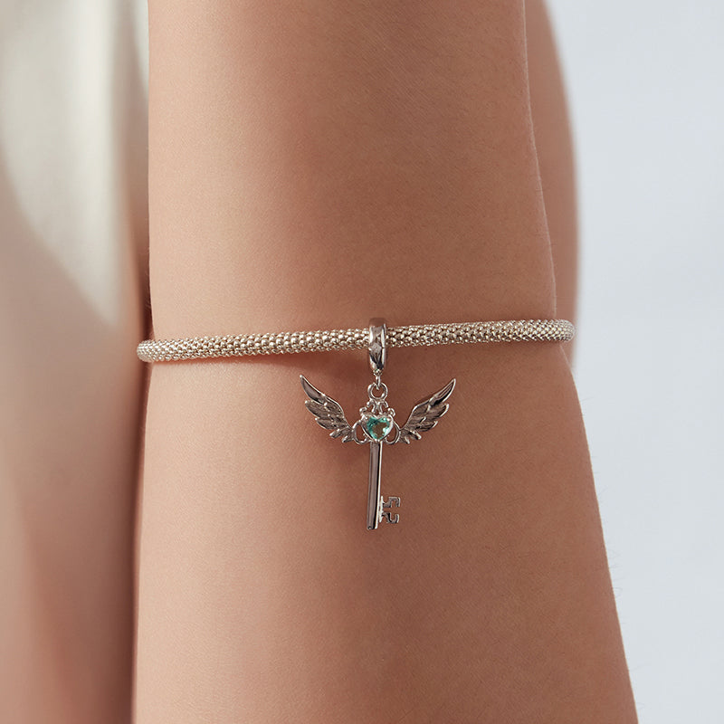Winged Key Pendant